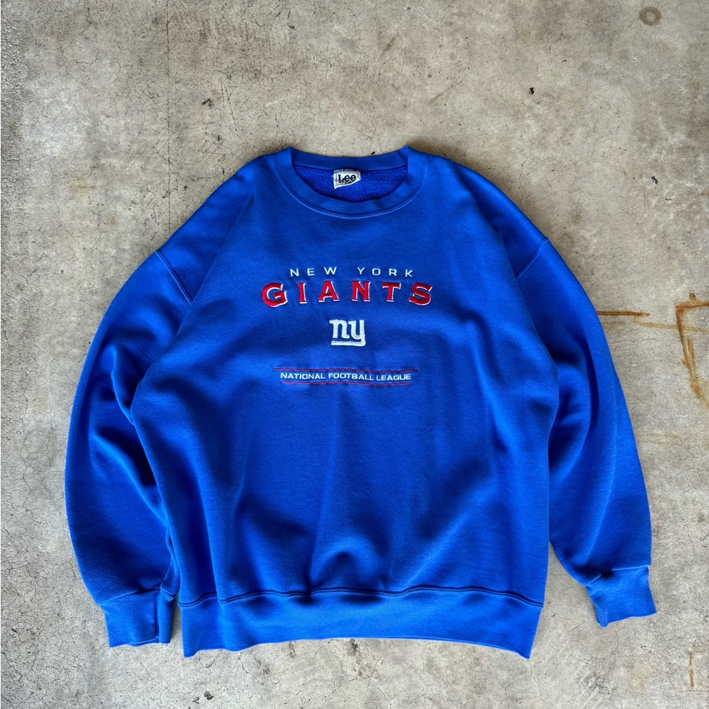 LEE Sport NFL New York Giants Embroidered Sweatshirt